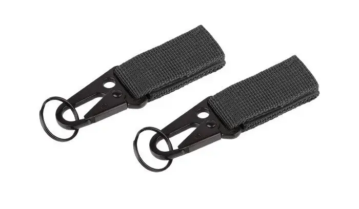 101 Inc. – MOLLE karabiin võtmerõngaga – 2 tk – Must