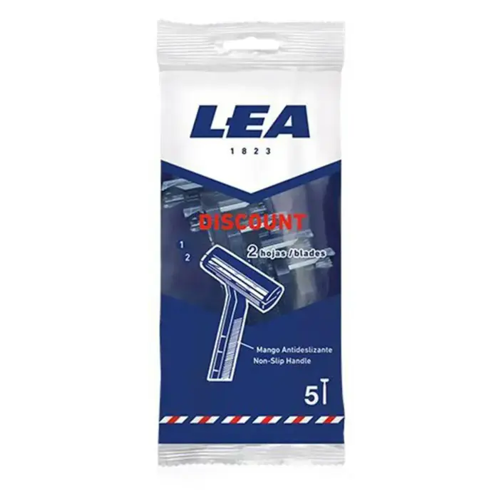 Lea Discount 2 teraga ühekordsed raseerijad, 5 tk pakk