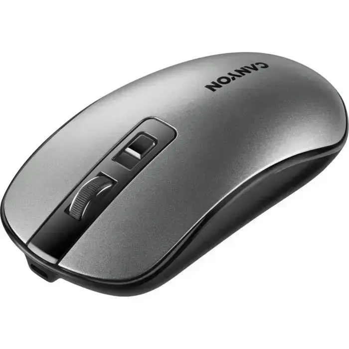 Canyon MW-18 Wireless Rechargeable Silent Mouse – Grey