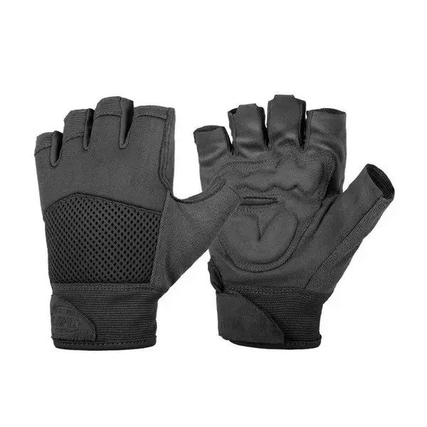 Тактические перчатки Helikon-Tex Half Finger Mk2 – чёрные