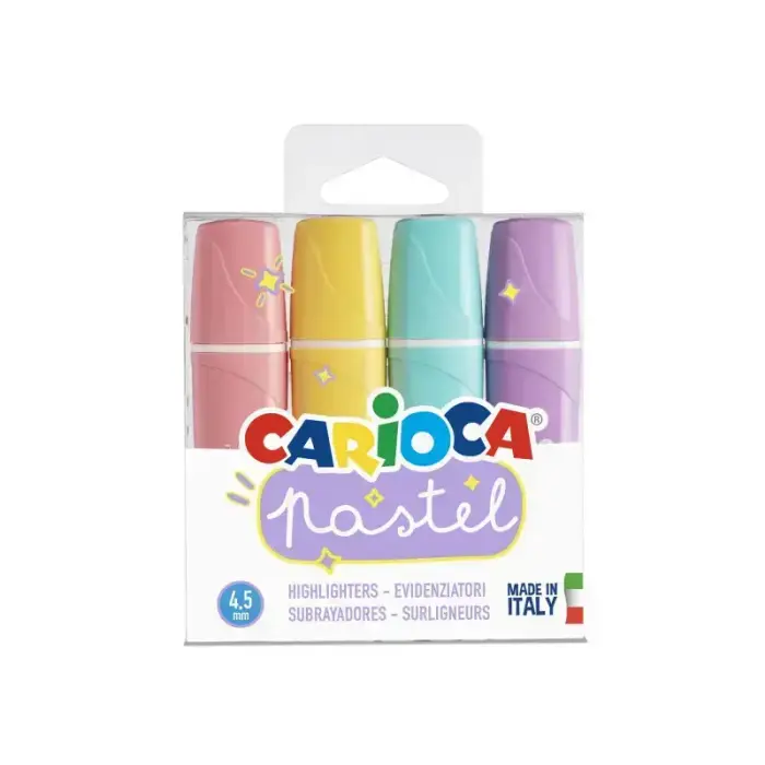 Markers CARIOCA Memolight 4 pcs