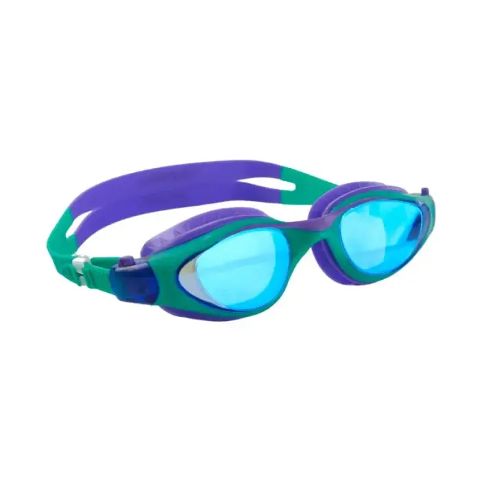 Crowell GS23 Splash Mirror Green and Purple Children's Swimming Goggles