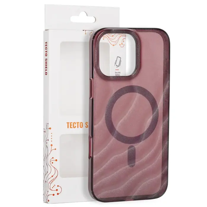 Tecto Shield Desert Mag case for iPhone 16 Pro Max 6,9" mahogany