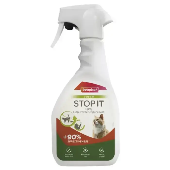 Beaphar STOP IT SPRAY 500 ml - Kassi peletusvahend
