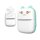 HURC9 Bluetooth Thermal Printer Kitty Mini with App - Blue Foto 1