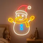 NEON SNOWMAN WALL LAMP — Photo 5