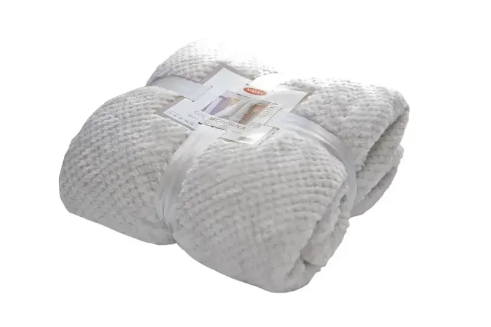Matex Microfiber Throw Blanket 170x210 cm Montana Light Grey