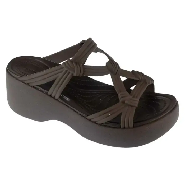 Crocs Brooklyn Knot Sky Sandal W 212011-206 Brown 36/37 - rozmiar_EU: 37/38