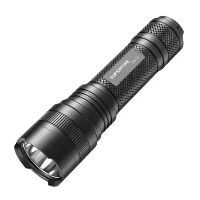 Superfire L6-U taktikaline taskulamp – 1480 lm – 330 m – 5 režiimi – USB-C