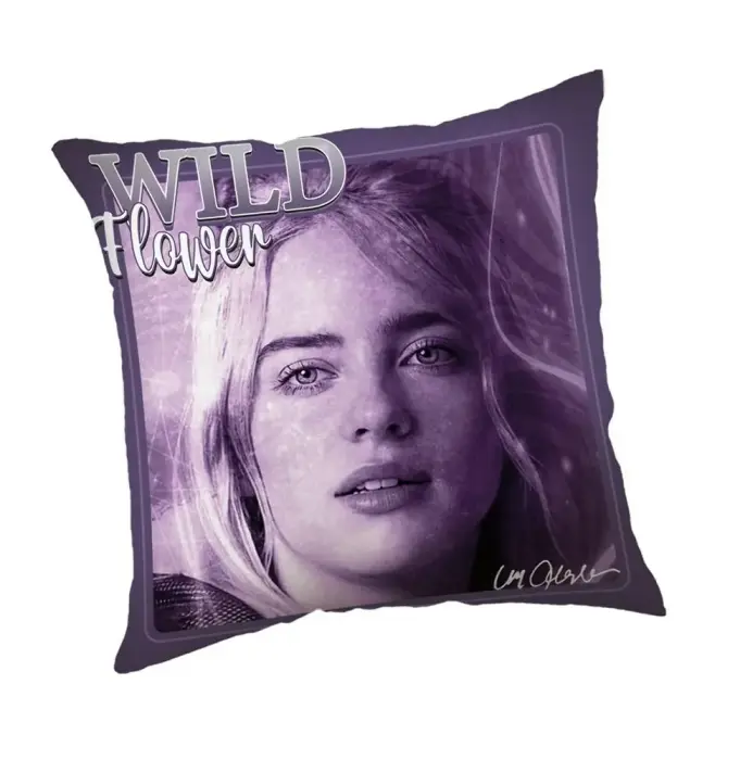 Dekoratīvs spilvens 40x40 cm Billie Eilish Purple JF24