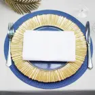 Chef Round Navy Blue Table Mat, 38 cm diameter — Photo 8
