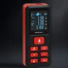 Qoltec Precise digital laser distance meter with an electronic level | LCD with backlight | 50m Photo