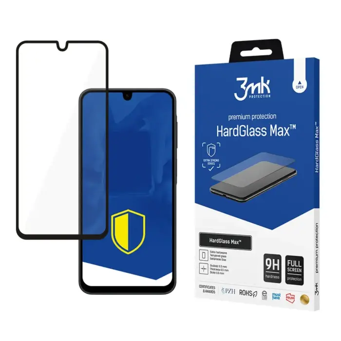 3mk HardGlass Max tempered glass for phone Galaxy A17 4G | Galaxy A17 5G with applicator