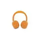 Guess Rectangle Metal Script Logo ENC Wireless Headphone Orange — Photo 8