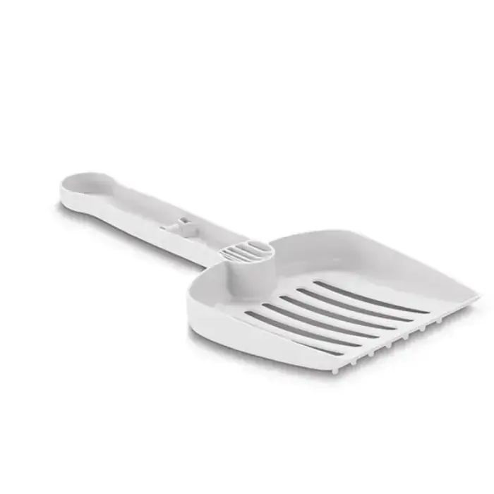 Spatula for cat toilet 25x11x2cm white