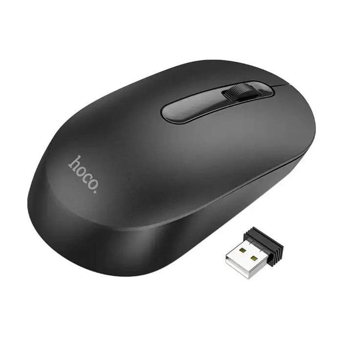 Hoco GM14 2.4G 1200dpi Wireless Mouse – Black