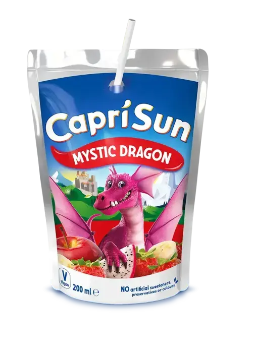 Juice drink CAPRI-SUN Mystic Dragon Fruit, 0.2L