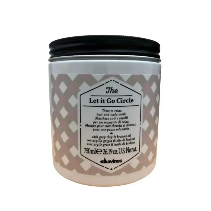 Davines, The Let it Go Circle, Juuksehoolduskreem-mask, Niisutus, Kahususe kontroll, 750 ml