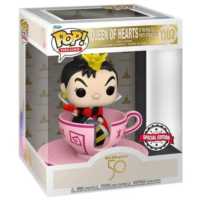 Funko POP kujuke Walt Disney World 50th Queen of Hearts at mad tea party Eksklusiivne
