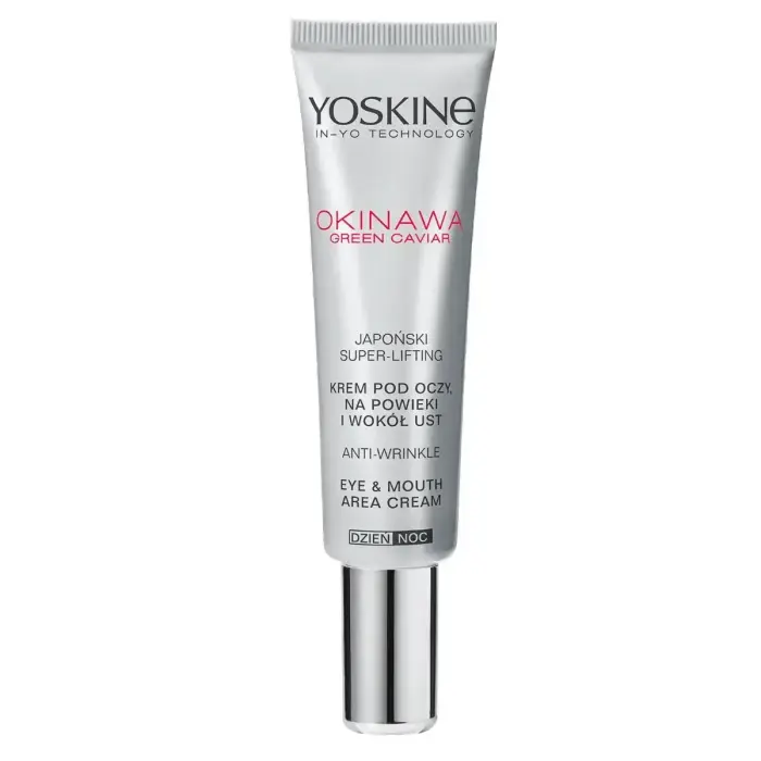 Yoskine, Okinawa, Green Caviar, Anti-Wrinkle, Day & Night, Eye Cream, 15 ml