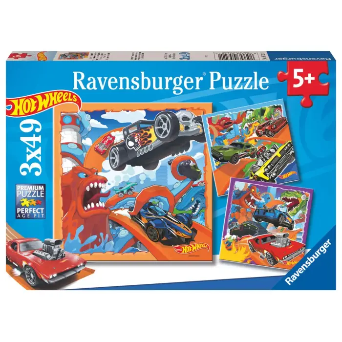 Hot Wheels puzzle 3x39 tk