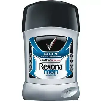REXONA Men Antiperspirant Deodorantpulk Cobalt Dry 48 Tunnine Kaitse 50 ml