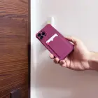 Card Armor dėklas iPhone 11 Pro Max, raudonas — Nuotrauka 7