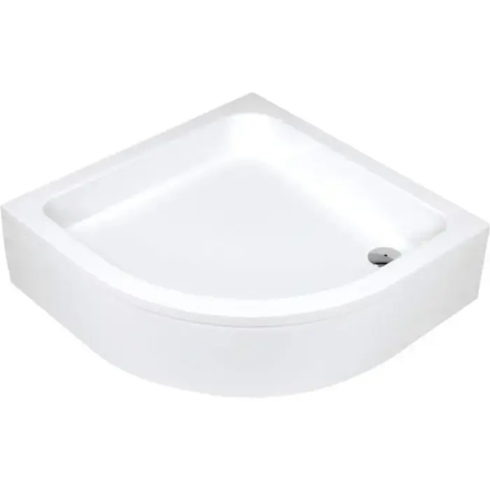 Deante pusapvalis akrilinis dušo padėklas, 80 cm KTU_032B