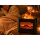 Air humidifier, led fireplace, aromatherapy diffuser, usb, flame effect — Photo 7