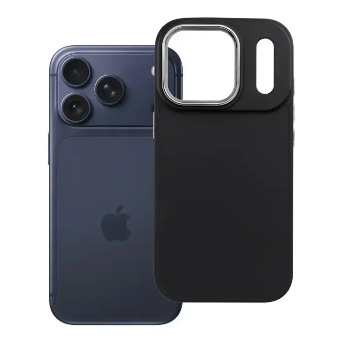 Vāks iPhone 17 Pro / 18 Pro Frame melns