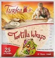 Tortilla TURKA 25 cm, 18 tk, 900g