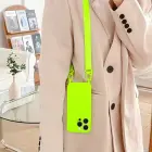 Strap Silicone Case for iPhone 13 Pro Max, Lime — Photo 6