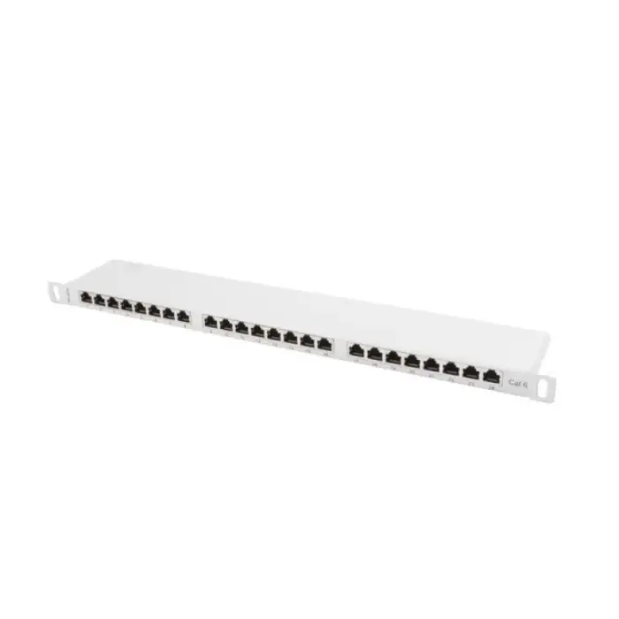 Patch panel Lanberg PPS6-0024-S (0.5U; cat. 6; 24xRJ-45)