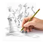 Pencil STAEDTLER NORIS 2B — Foto 4