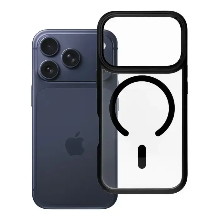 ROAR Mag Bumper vāciņš, saderīgs ar MagSafe priekš iPhone 17 Pro, melns