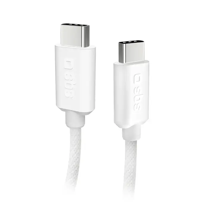 SBS TECABLETISSUETCCG USB-C kabelis 60W 1.5m - pelēks