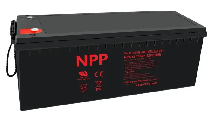 Akumulators 12V 200Ah T16(M8) Pb GEL (gēla) NPP