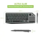 TECHLY Wireless Dual BT/RF Touch Keyboard — Photo 4