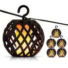 SOLAR LAMP FIREBALLS 7CM 5PCS — Photo 1