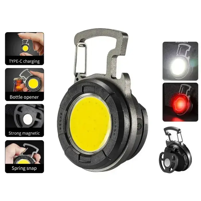 Mini flashlight LED keychain YT877 Type C Фото num