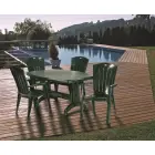 Dārza krēsls Santorini pelēks Foto 3