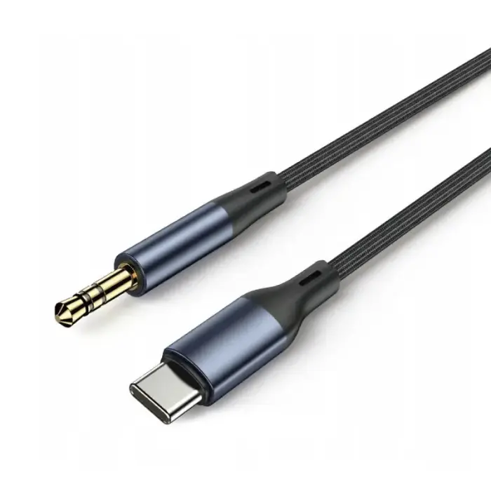 Wozinsky WAK-CJ USB-C to 3.5mm mini jack DAC adapter cable 1m - gray
