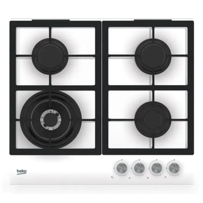 BEKO HILW64225SW White Gas Hob