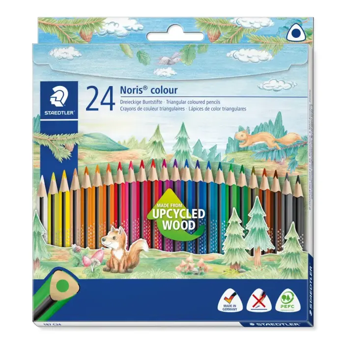Colored pencils STAEDTLER NORIS, 24 colors