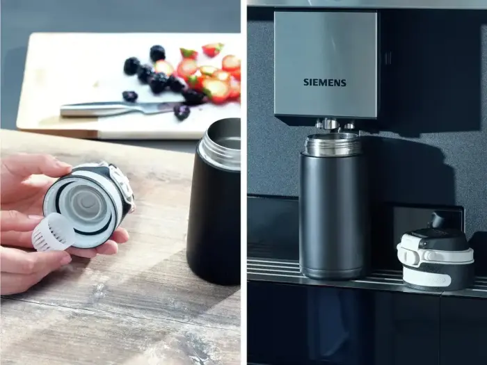 LEIFHEIT Thermo Mug Flip 350ml black Photo