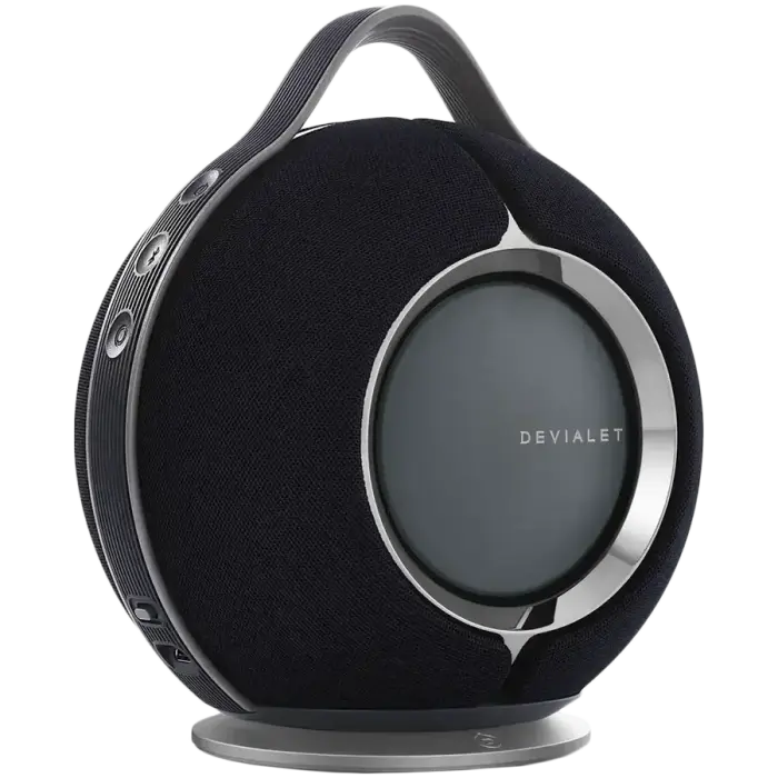 Devialet Mania Deep Black with dock