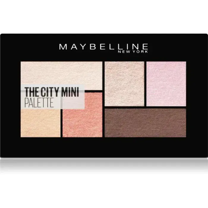 MAYBELLINE NEW YORK The City Mini Palette acu ēnu palete, tonis 430 Downtown Sunrise, 6 G