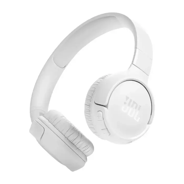 JBL Tune 520BT juhtmeta on-ear Bluetooth 5.3 kõrvaklapid - Valged
