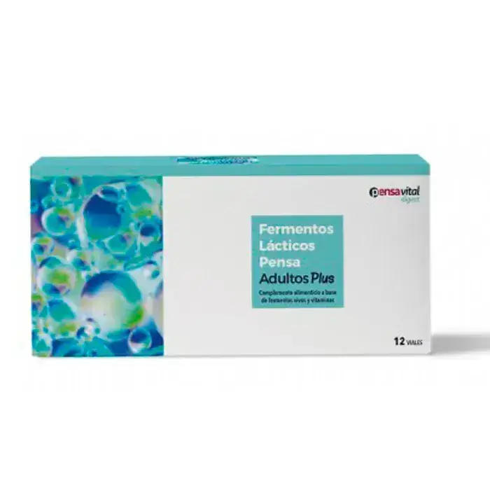 Pensavital Fermentos Lacticos Adultos Plus 12 flakonų