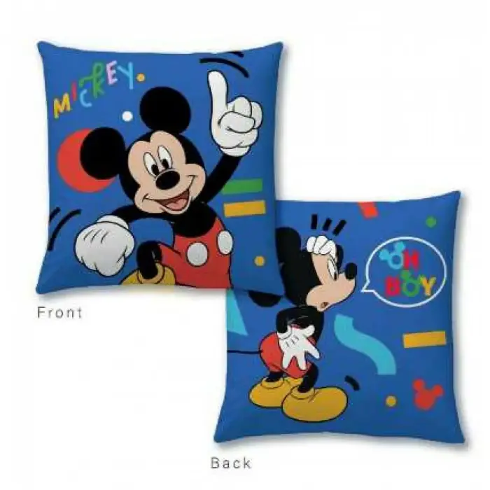 Детская подушка 40x40 см Mickey Mouse Синяя